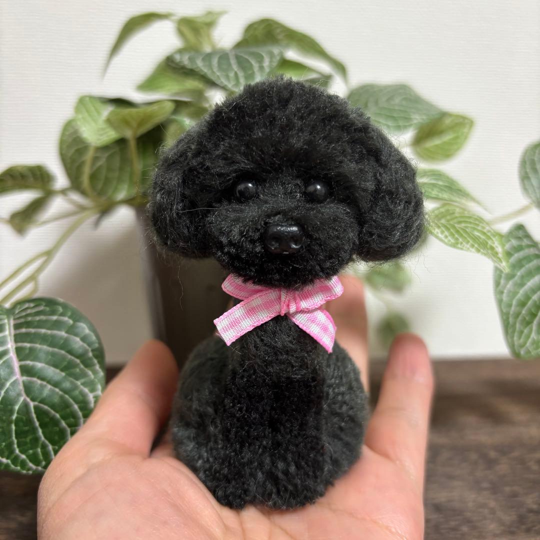 ★ちぃ　動物ぽんぽん　手のひらサイズのトイプードル