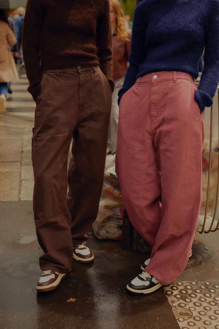 SHISHIKUI シシクイ Painter pants / BROWN 34