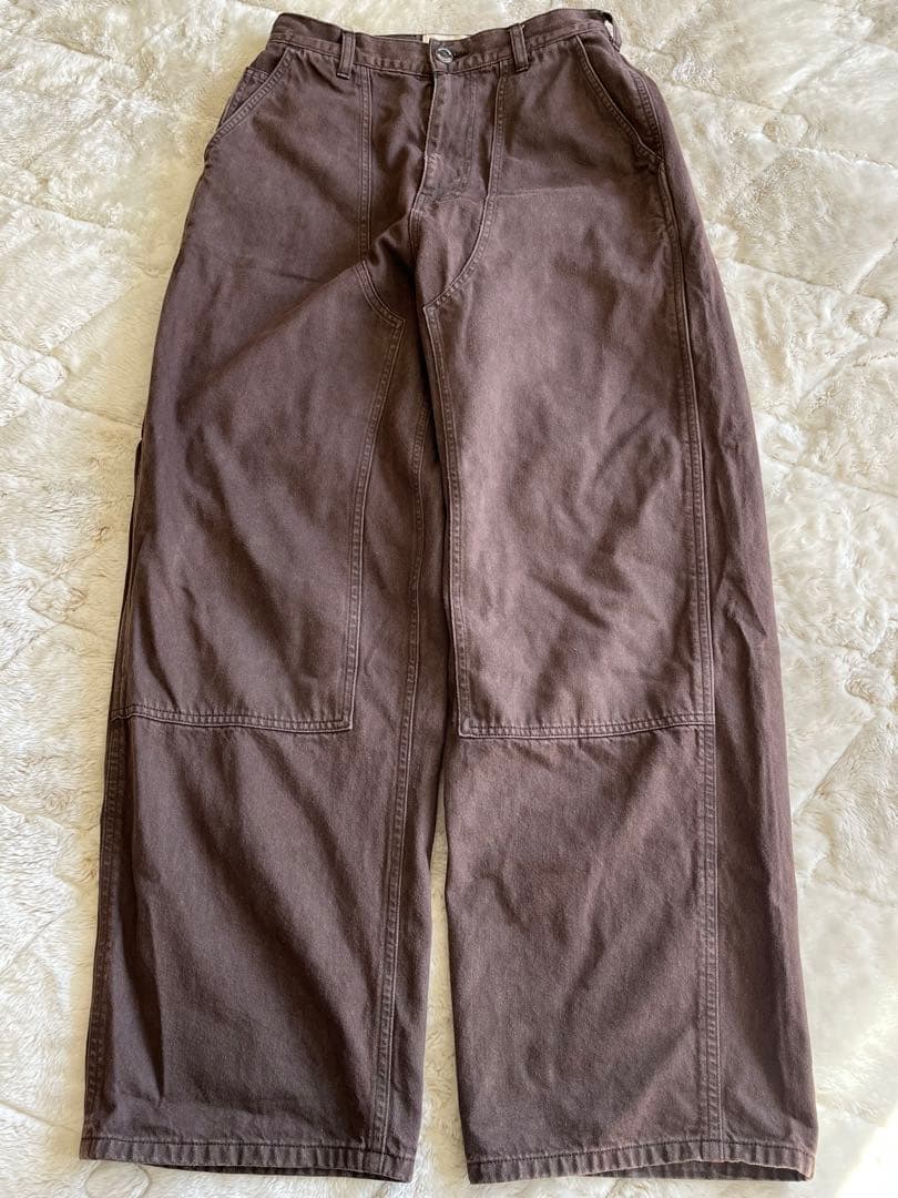 SHISHIKUI シシクイ Painter pants / BROWN 34