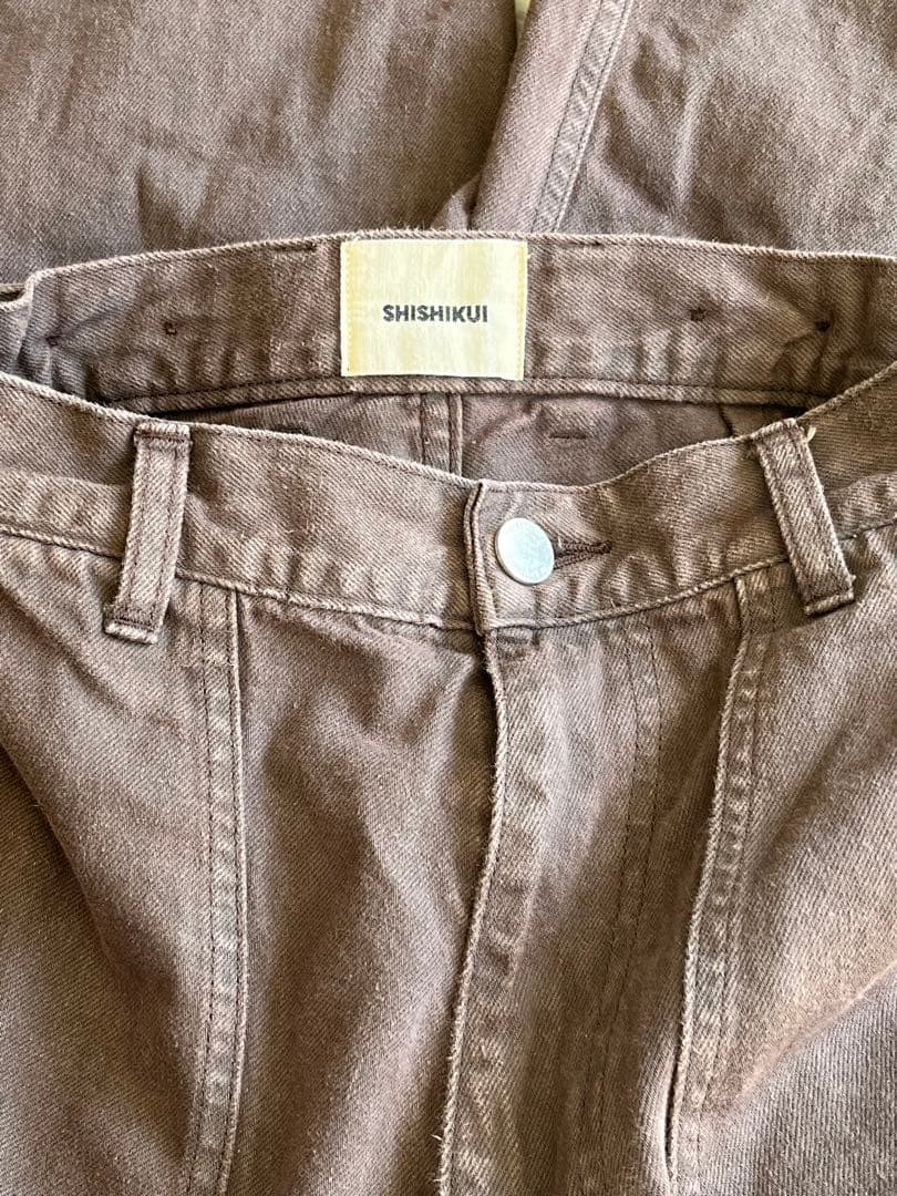 SHISHIKUI シシクイ Painter pants / BROWN 34