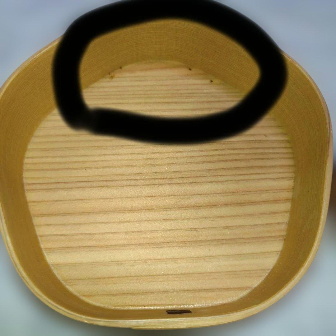 大館工芸社 曲げわっぱ梅花弁当箱2段