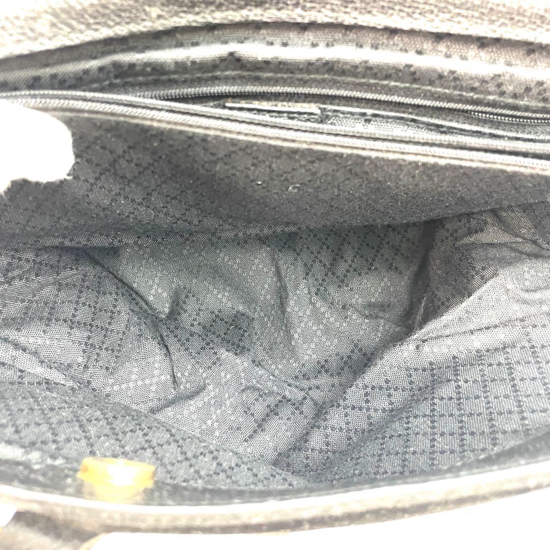 グッチ ハンドバッグ バンブー スエード ビジネス 黒 FM646