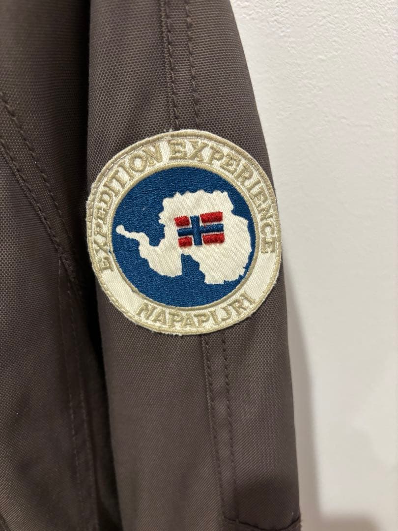 まつん　NAPAPIJRIミリタリージャケット ファーナパピリモッズコート