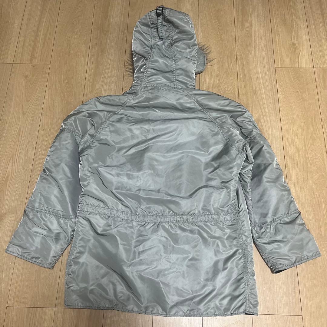 ALPHA 80's USA製 IDEAL ジップ　N-3Bジャケットシルバー