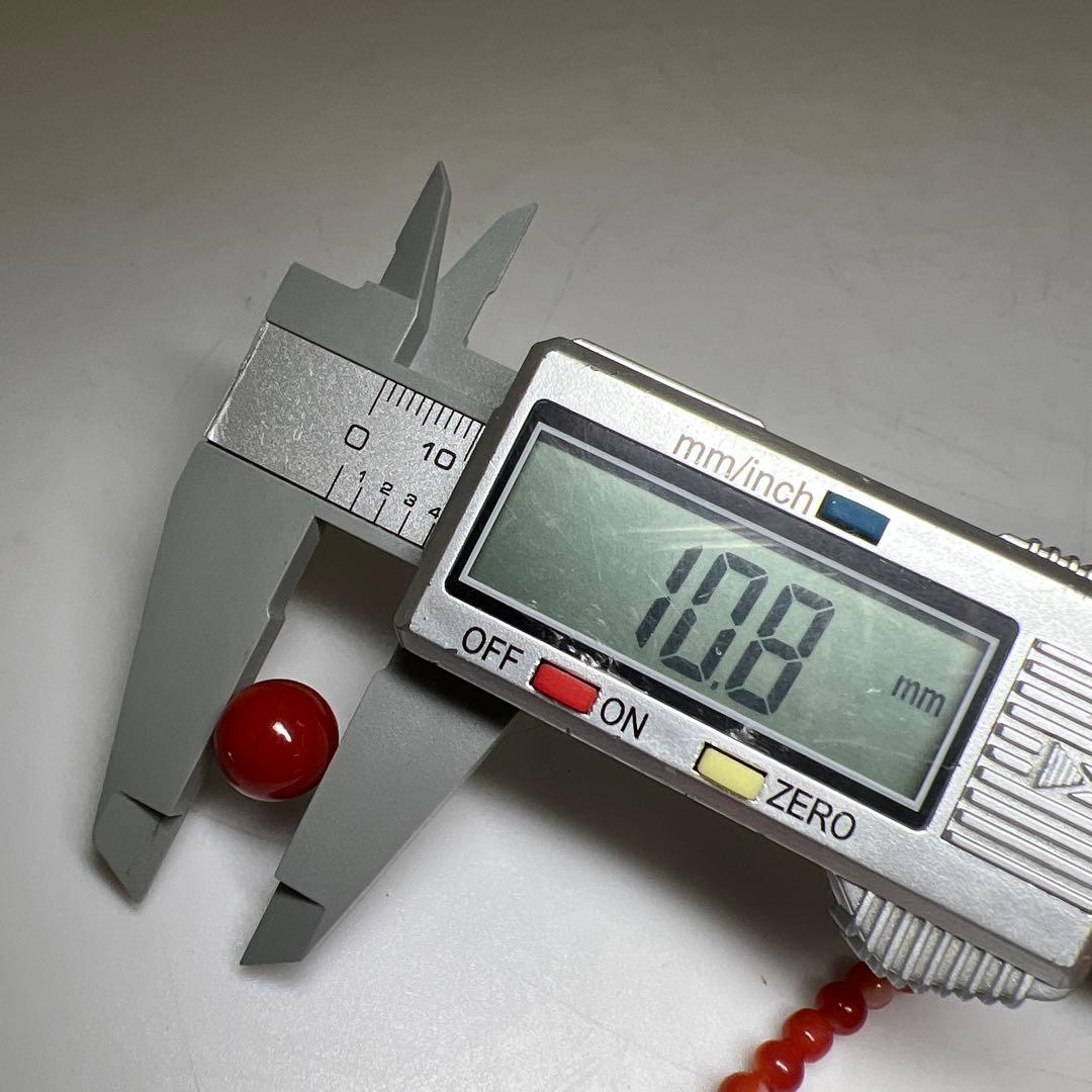 本血赤珊瑚　玉ネックレス、玉等　21g 東Y8-0129☆2Fトヒオ