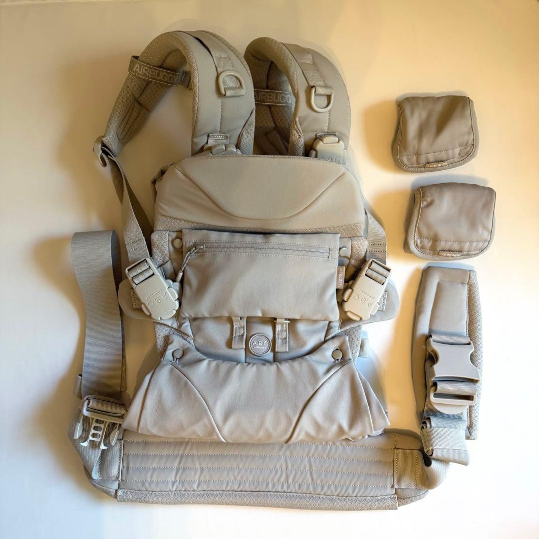 AIRBUGGY A.B.C. COMFO 抱っこ紐 サンドアッシュ