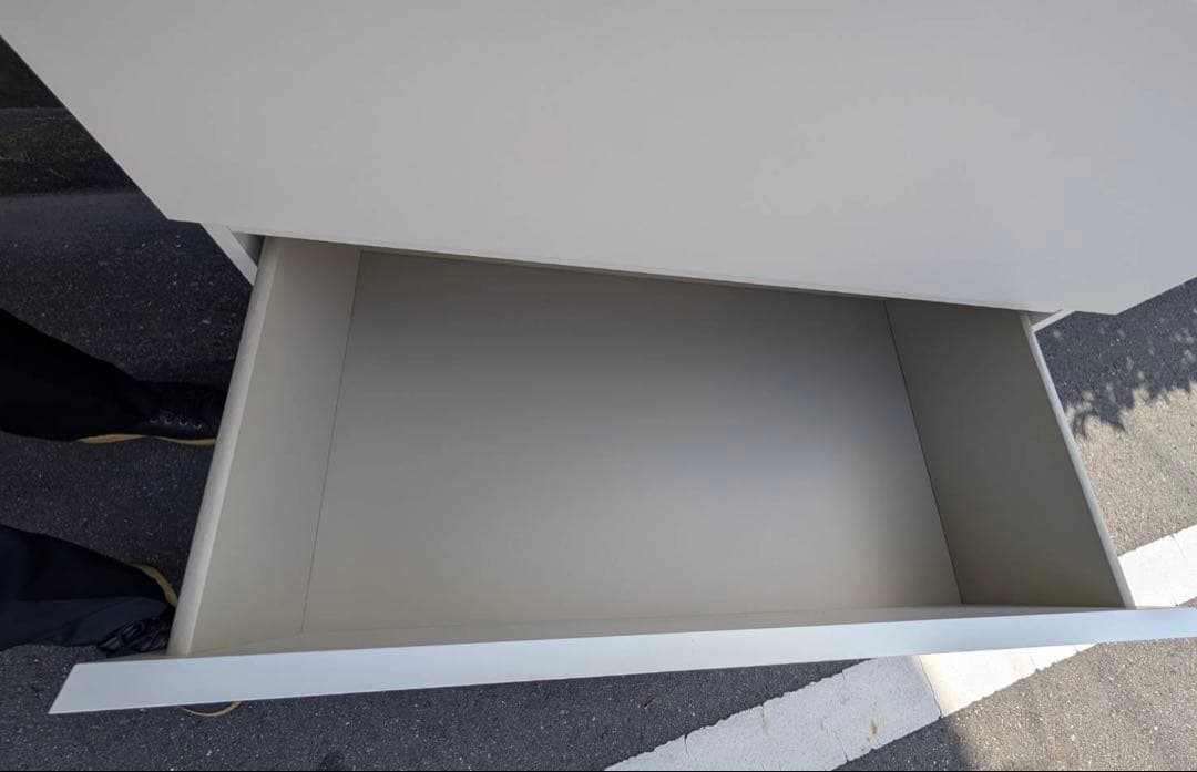 Min　美品IKEA MALM(マルム) チェスト 3段　幅80