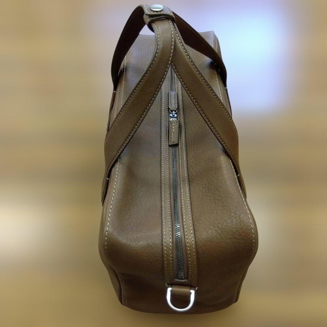 【定価143,000円】土屋鞄　トーンオイルヌメ ボストン　ミディアムブラウン①