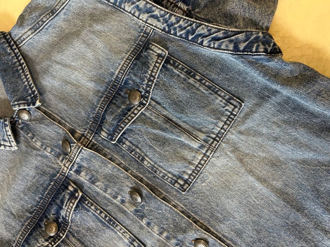 美品★ DETACHABLE SLEEVE DENIM SHIRT