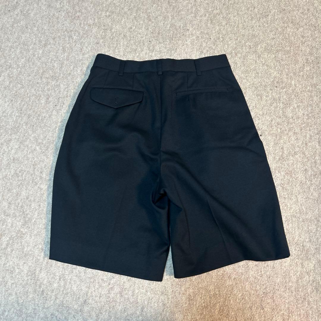 コムデギャルソン　ブラック　ウール100% ハーフパンツ　サイズS ブラック