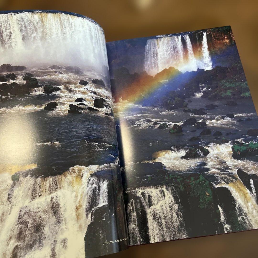 レア！！　サイン入り_白川議員作品集 世界百名瀑3冊セット