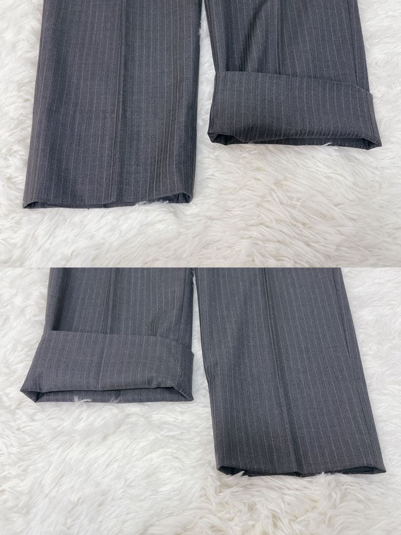 ポールスミス 高級ロロピアーナ 花柄 シルク　セットアップ 白ステッチ 総裏 L