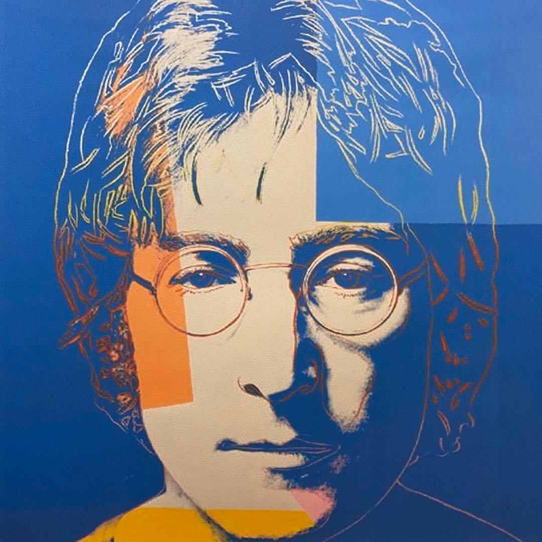 【模写】世界限定100枚 アンディ・ウォーホル ジョン・レノン リトグラフ