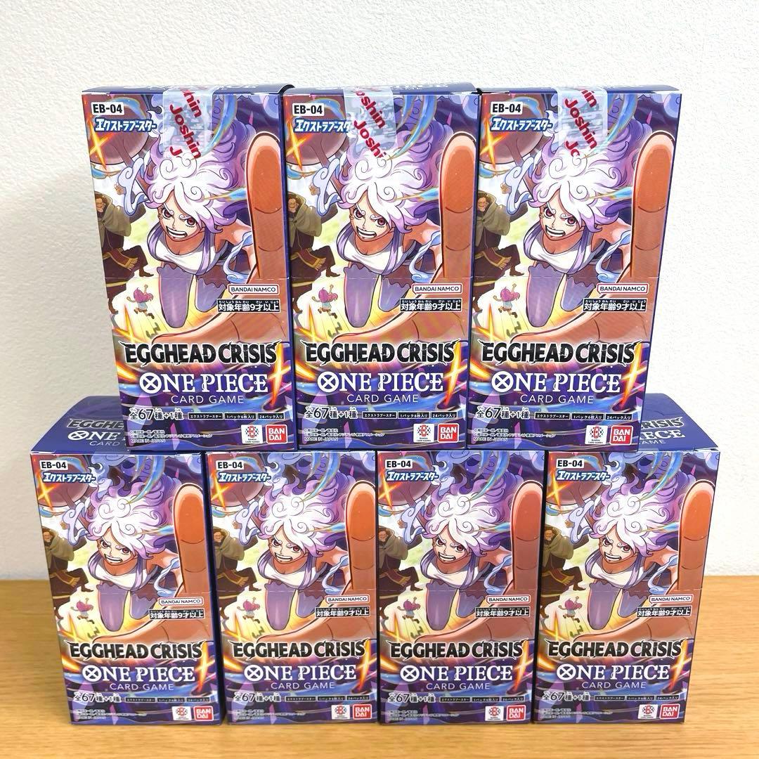 ワンピース EGGHEAD CRISIS 7box 新品未開封　テープ付き
