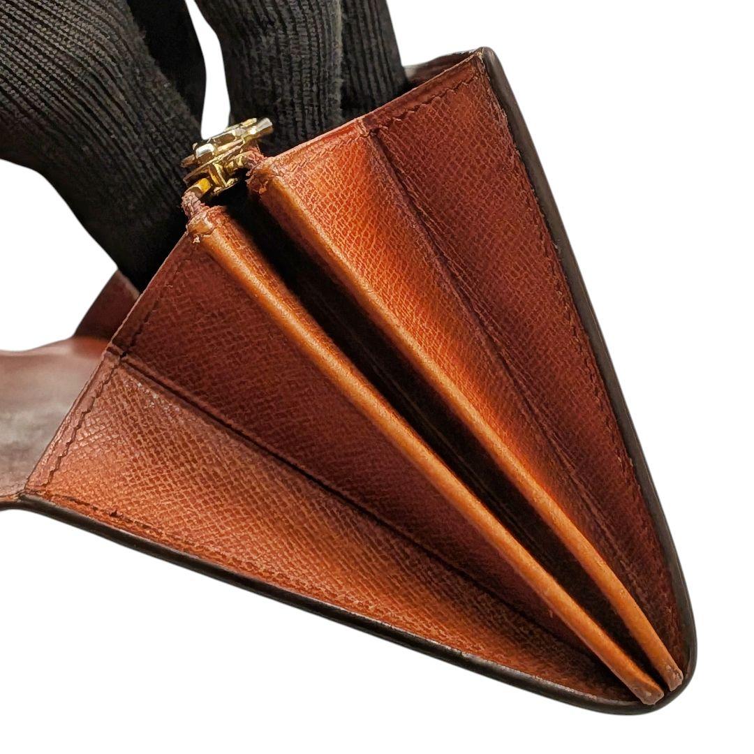 良品 ルイヴィトン モノグラム ポシェット ポルトモネ クレディ 967