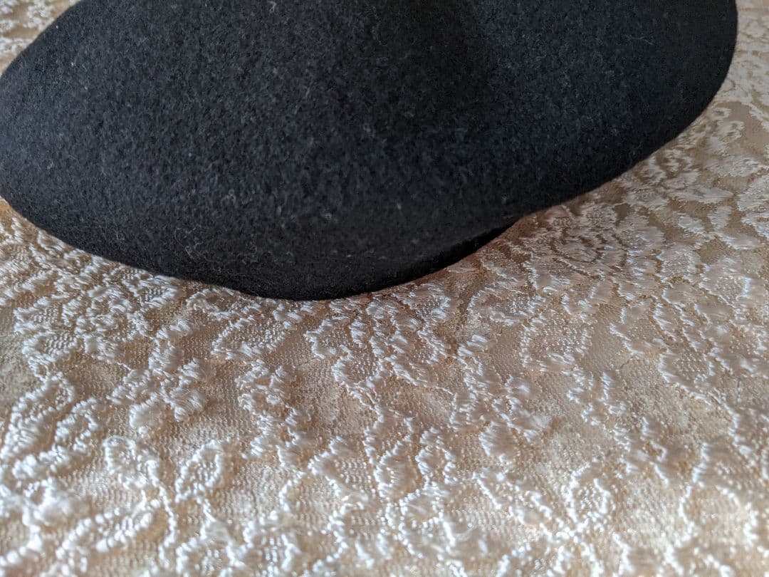 Jean Paul Gaultier ブラック ベレー帽サイズ48