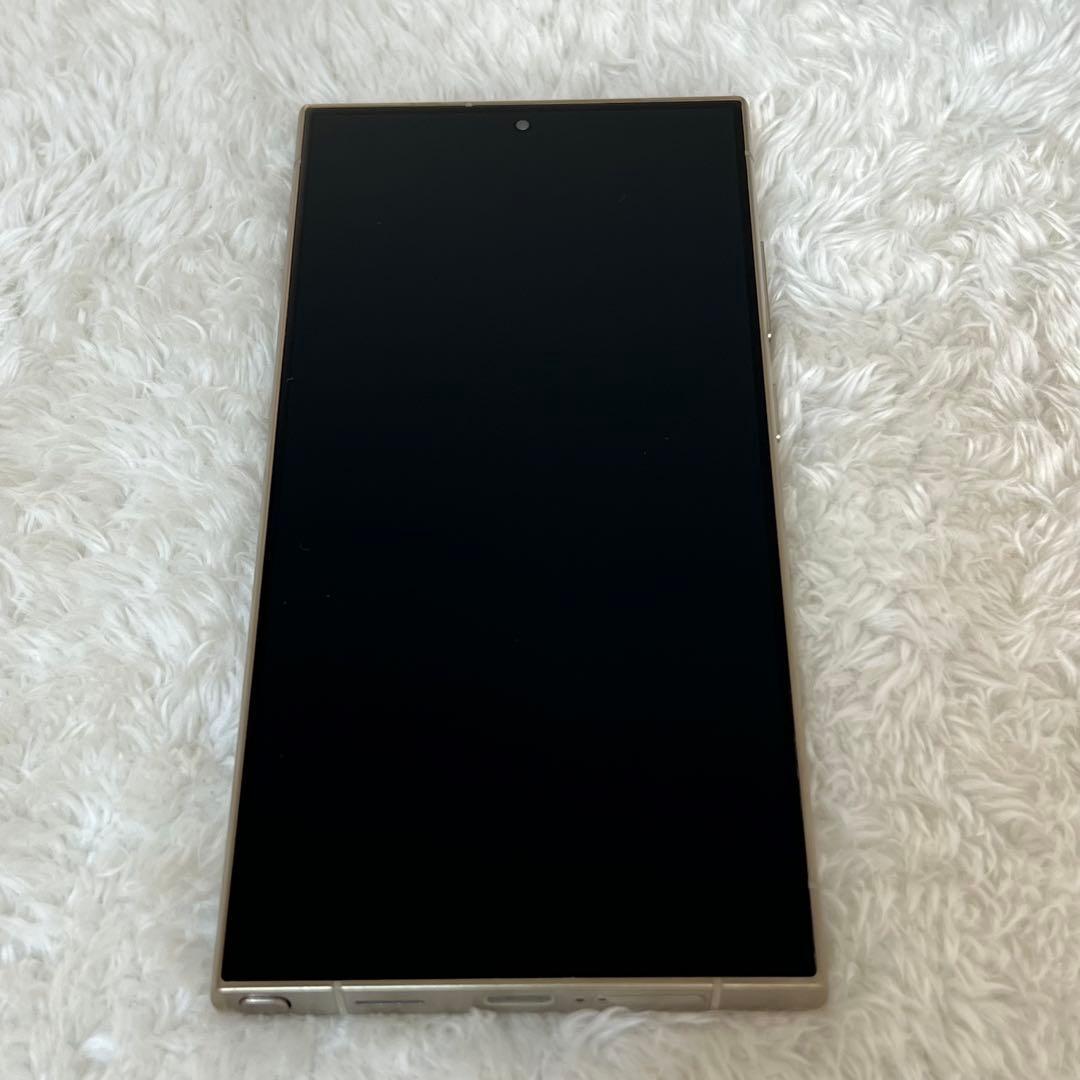 ★Galaxy S24 ultra 256GB チタニウムイエロー i62