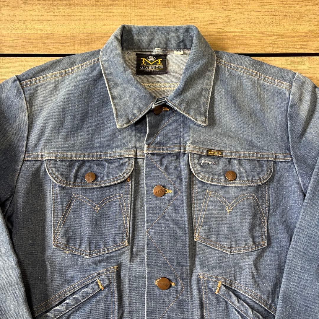 マーベリック 70s USA製 124MJ型 デニムジャケット 左綾 ジージャン
