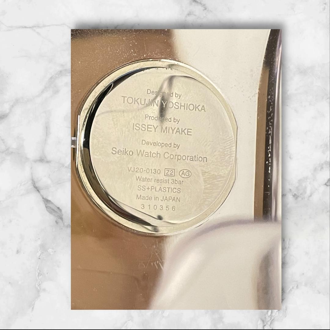 ISSEY MIYAKE 吉岡徳仁 バングルウォッチ クリア 腕時計