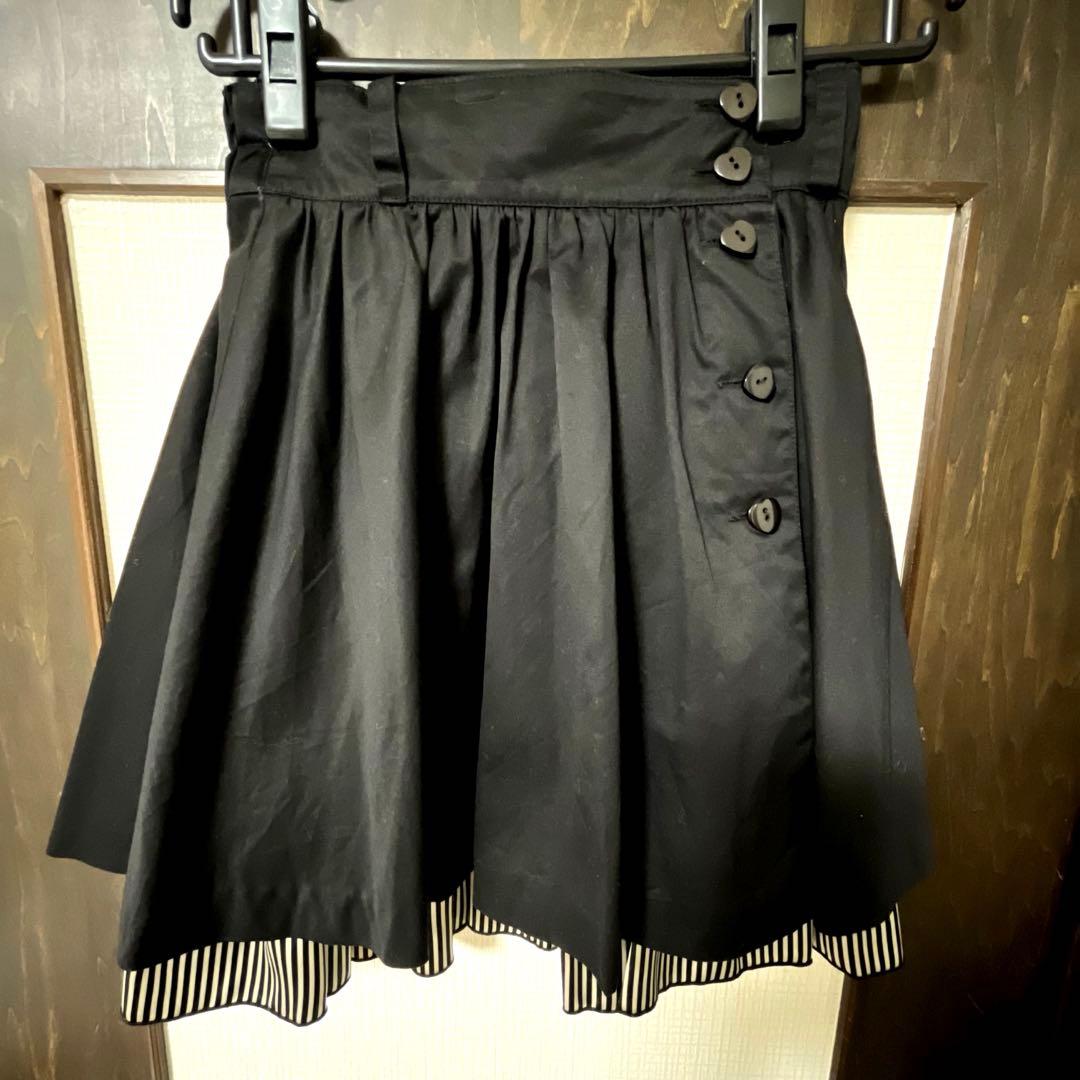 PEACE NOW（ピースナウ）　ミニスカート　黒