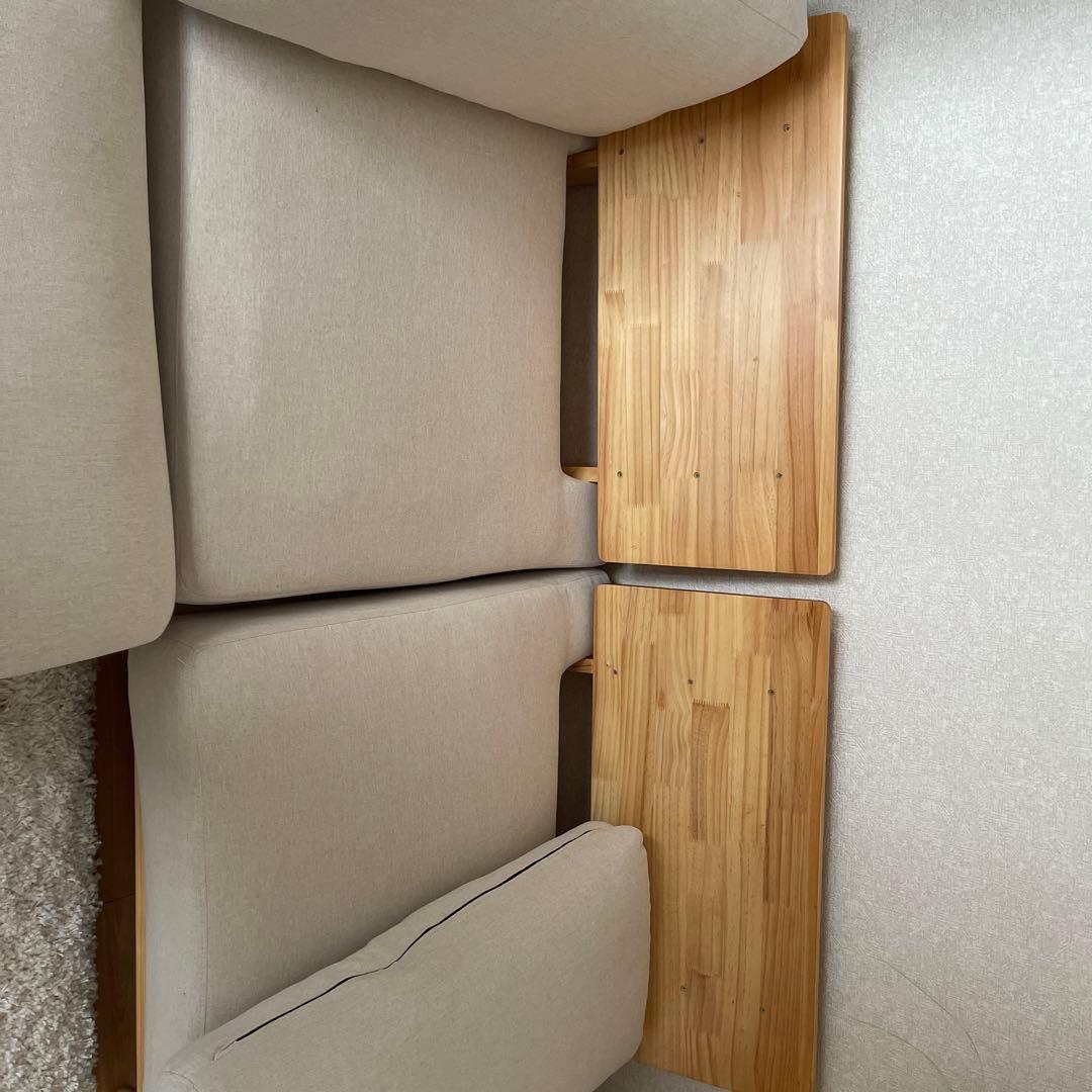 Ricordo ファブリックローソファ 3点セット 2/3