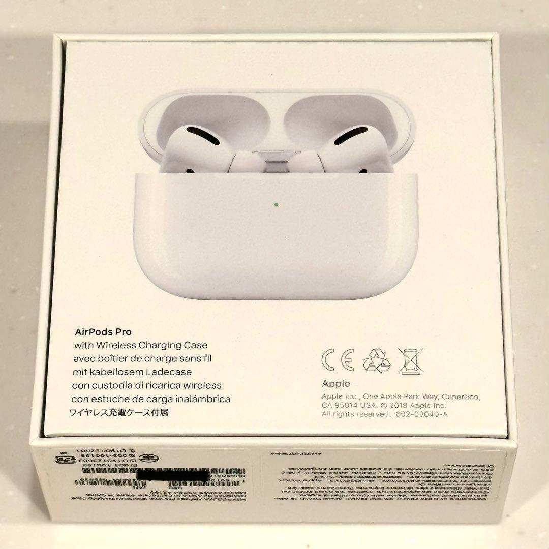 【純正】AirPods Pro （第一世代）本体 箱&充電ケース付き