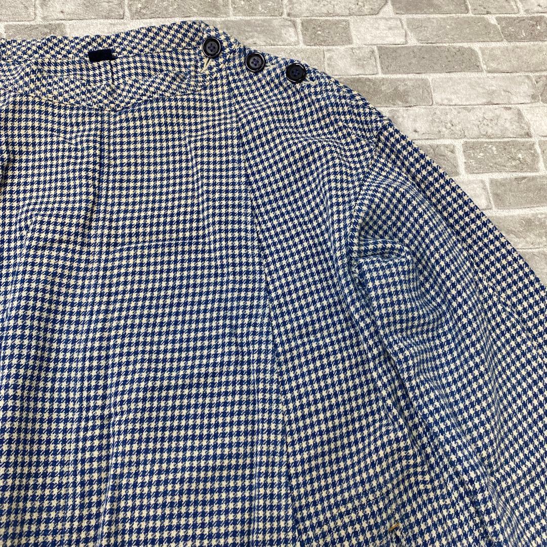 N875♪ 45R ギンガムチェックコットンワンピース