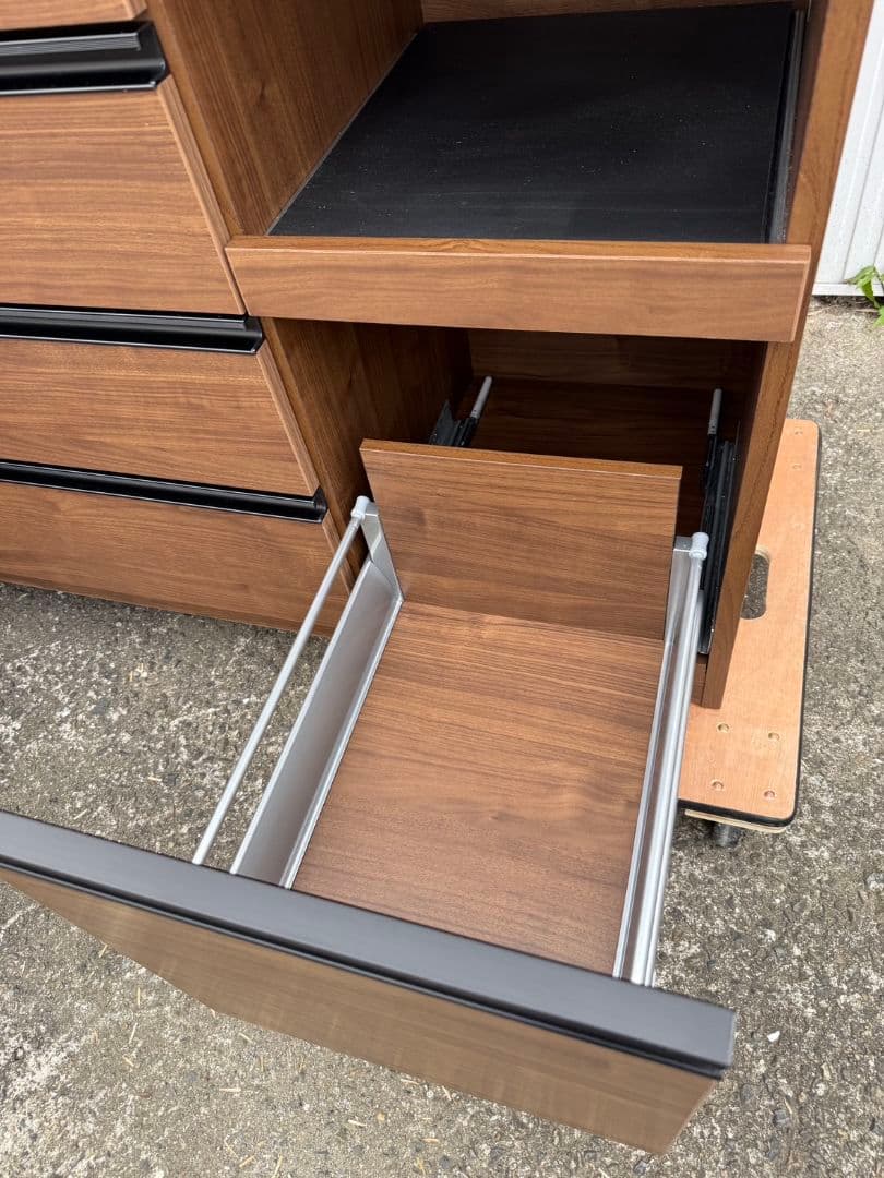 なな 美品 古賀家具 キッチンボード おしゃれ キッチンカウンター