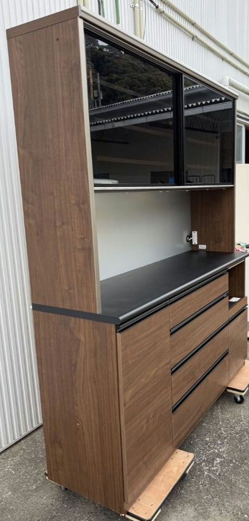 なな 美品 古賀家具 キッチンボード おしゃれ キッチンカウンター