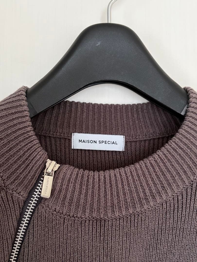 yuu★MAISON SPECIAL メゾンスペシャル ファスナー ニット