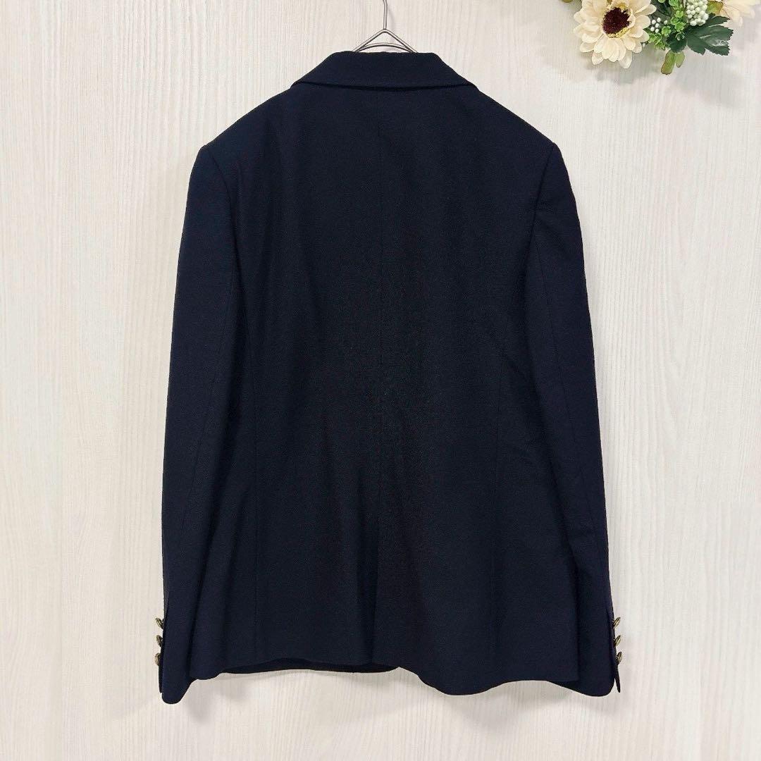 美品★イーストボーイ 紺ブレザー 金ボタン ジャケット 9号 エンブレム