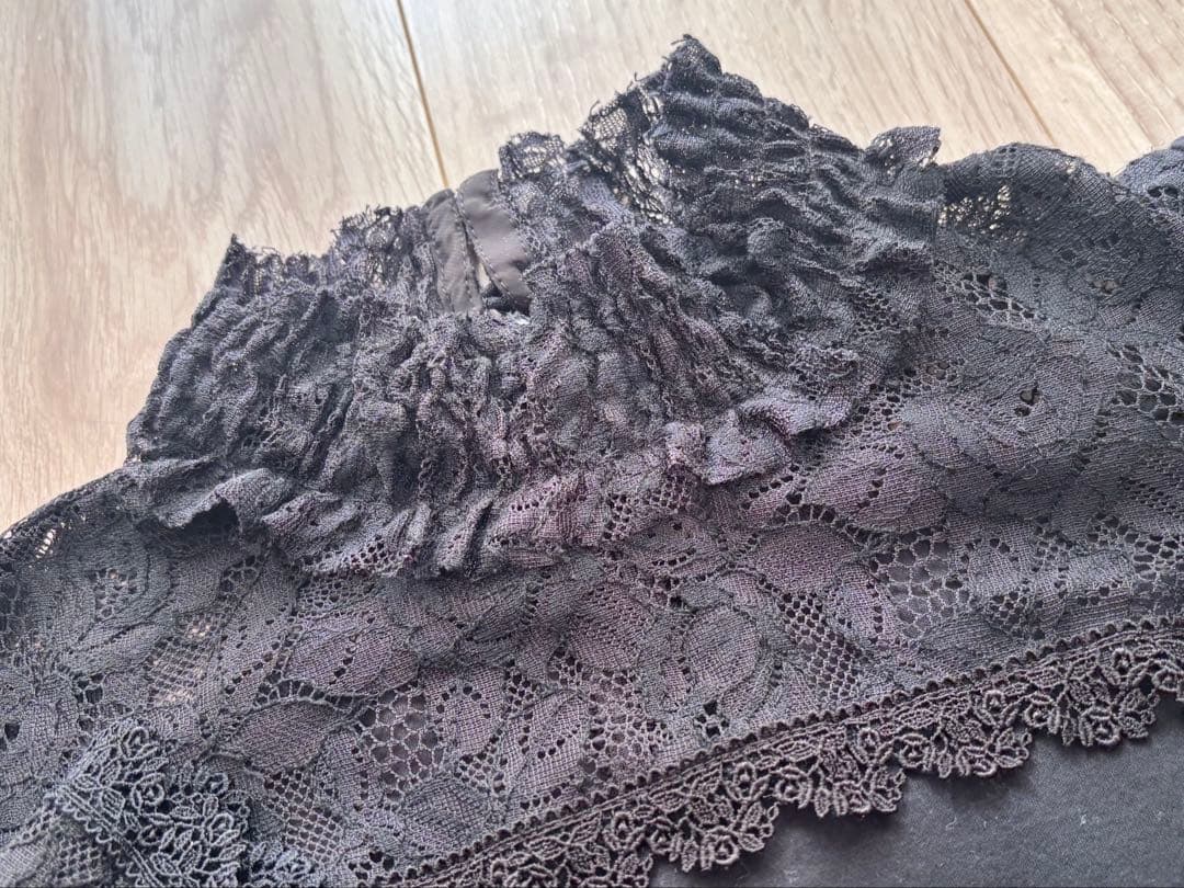 Moi meme Moitie 初期 薔薇レースハイネックカットソー 美品✦