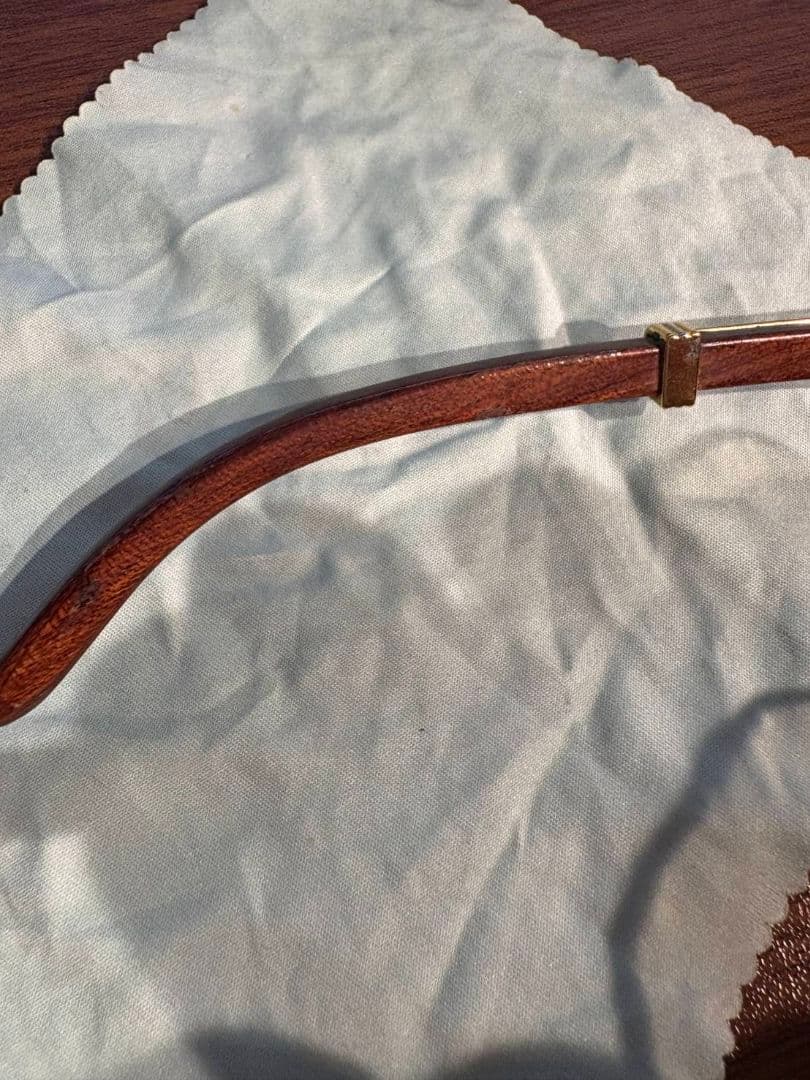 cartier カルティエ ジベルニ サングラス ウッド 140b 53■22