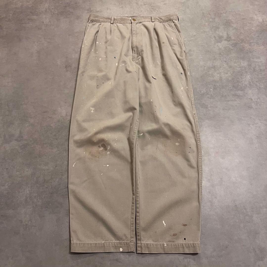 パンツ BANANA REPUBLIC 90s paint splatter chino