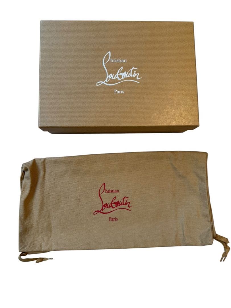 クリスチャン　ルブタン ストライプデザイン パーティーバッグ