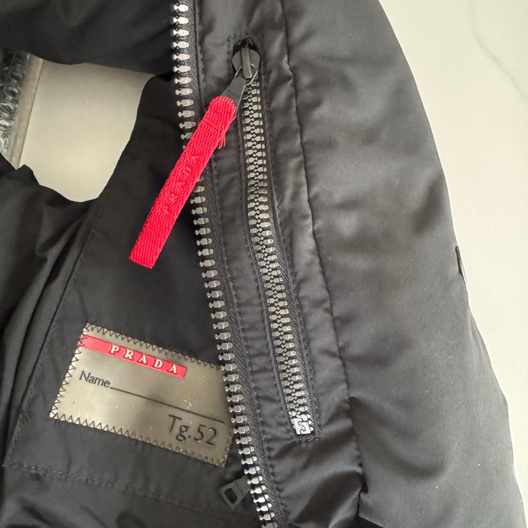 prada sport ARCHIVE ダウンベスト ネイビー 52 L〜XL