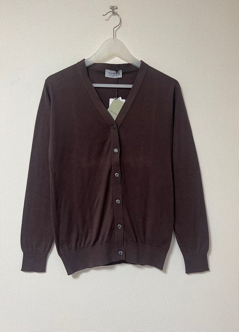 新品 タグ付き ジョンスメドレー カーディガン S