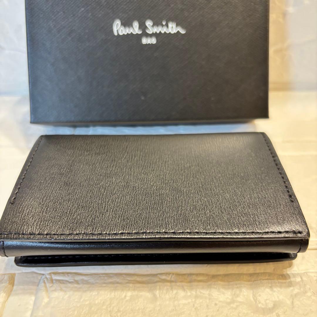✨Paul Smith シティエンボス　名刺入れ　新品未使用品　ブラック