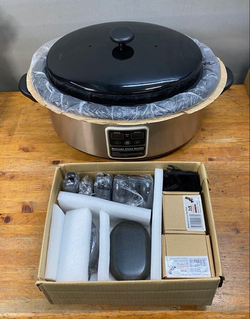 ホットストーンヒーター ストーンウォーマー 6L セット