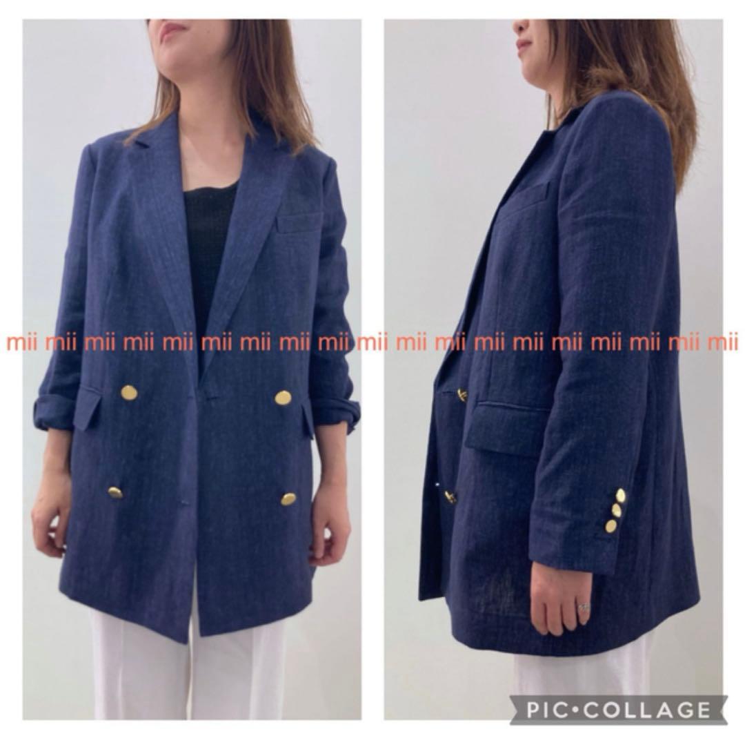 ✤2021SS セオリー Theory リネン ダブルジャケット✤