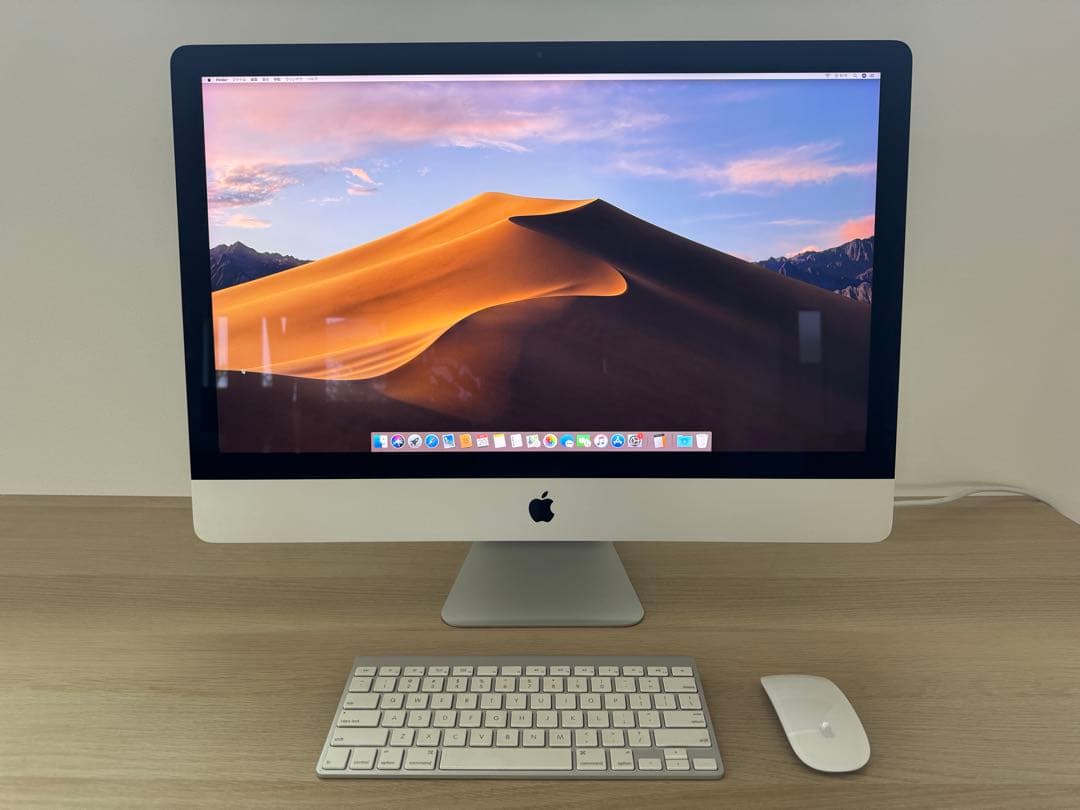 iMac 2019 Retina 5K 27インチメモリ40GB SSD250G