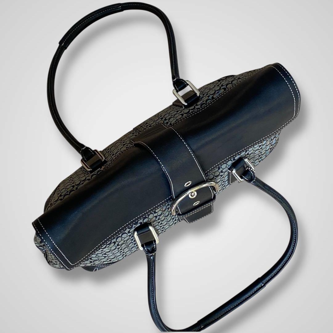 極美品 coach archive vintage old soho bag 黒