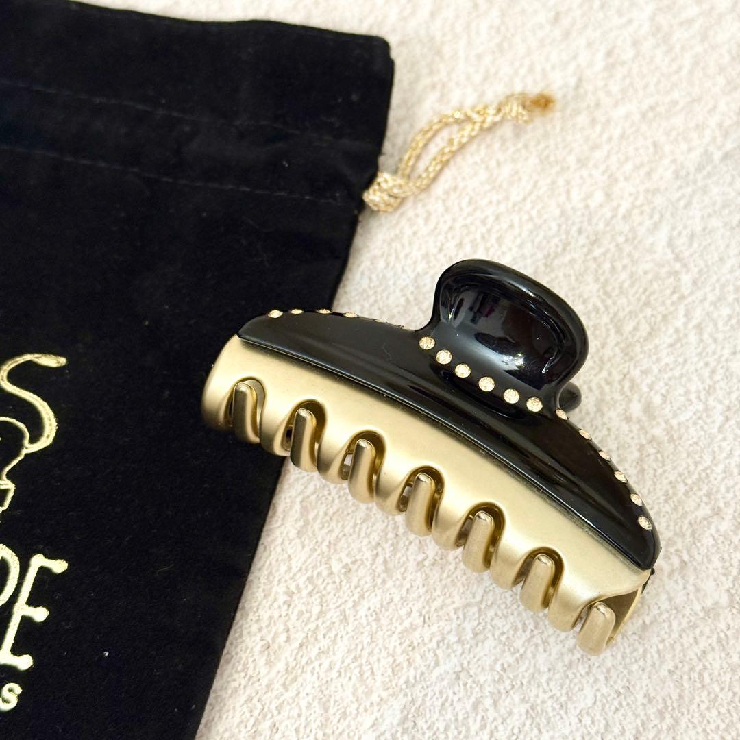 【最終価格】ALEXANDRE DE PARIS ブラックへアクリップMサイズ