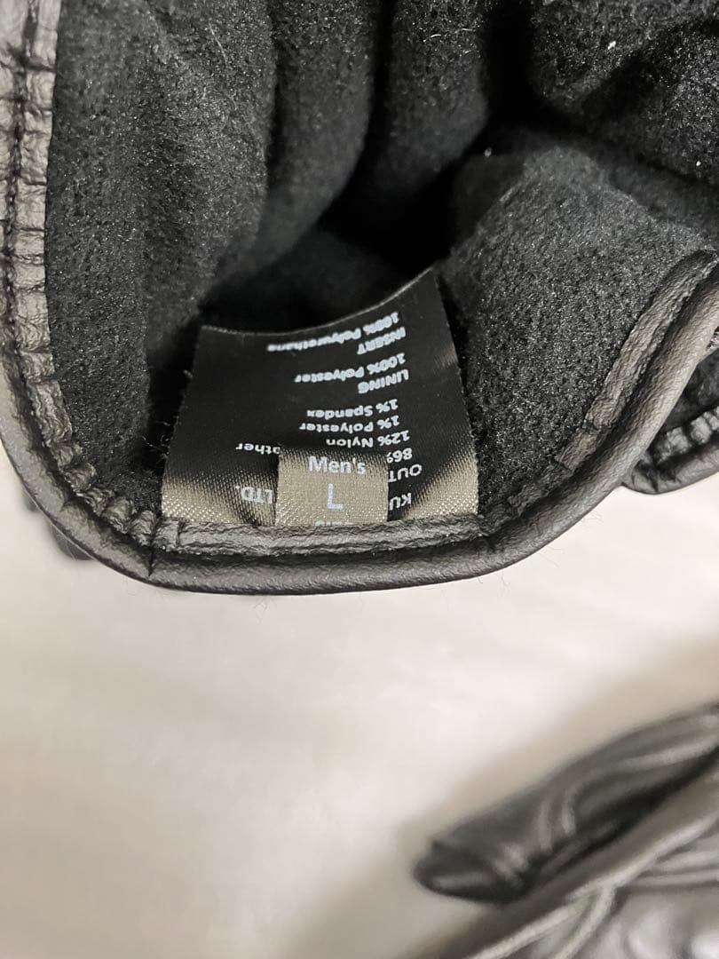 【L】クシタニ K-5589 GPゼストウィンターグローブ ブラック