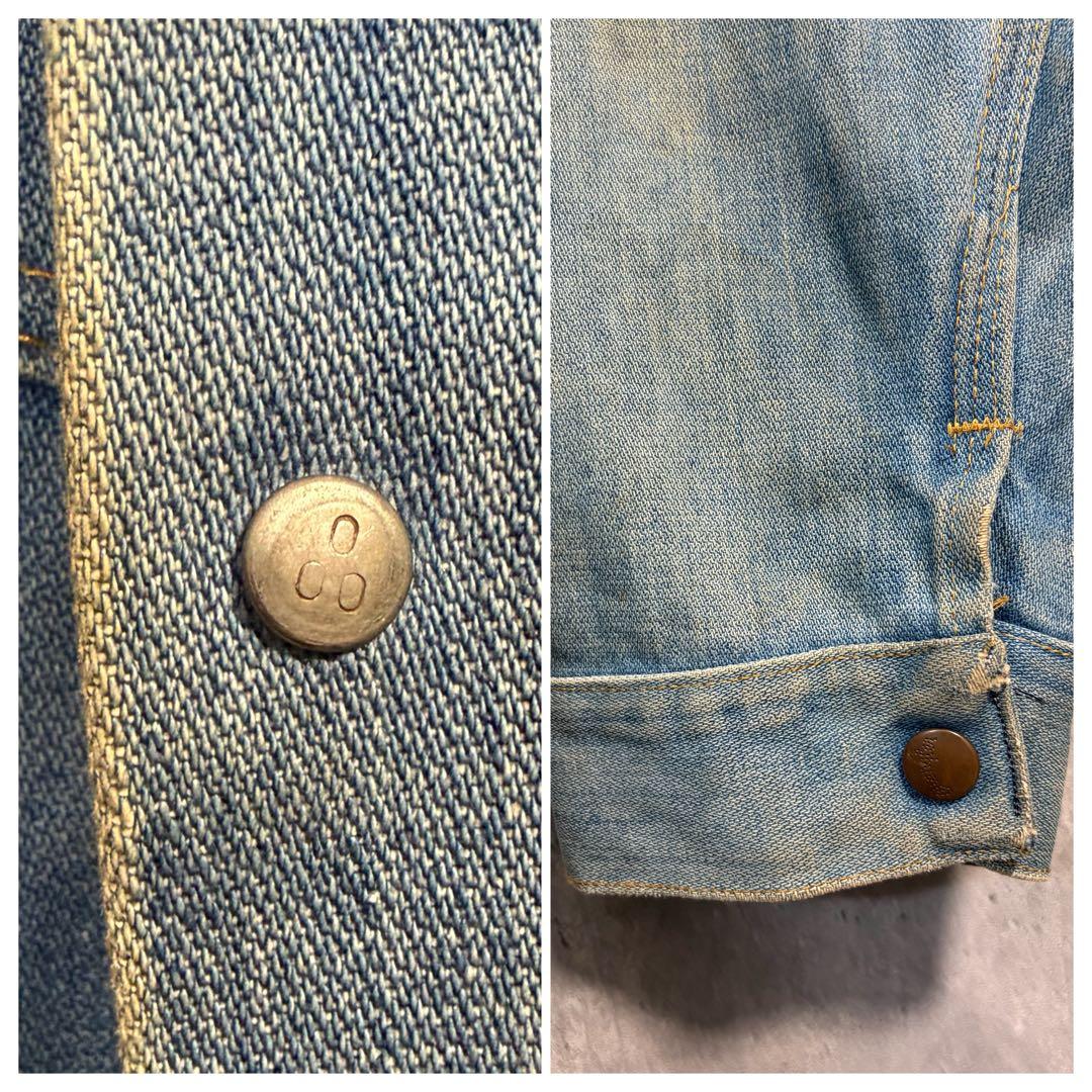 Wrangler USA製126MJデニムジャケット80s三角タグ雰囲気系ボロ