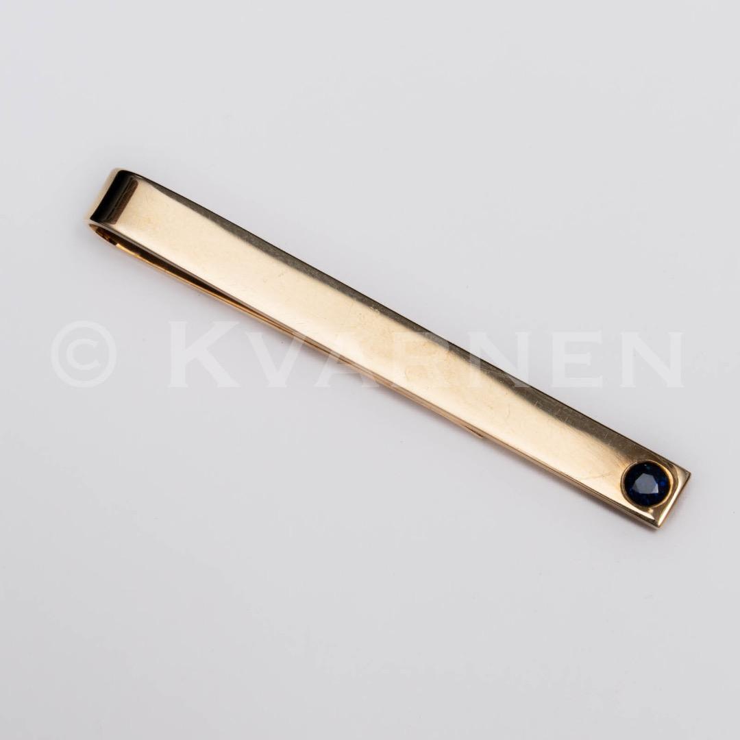 Tiffany & Co. タイクリップ 14KYG サファイア ネクタイピン