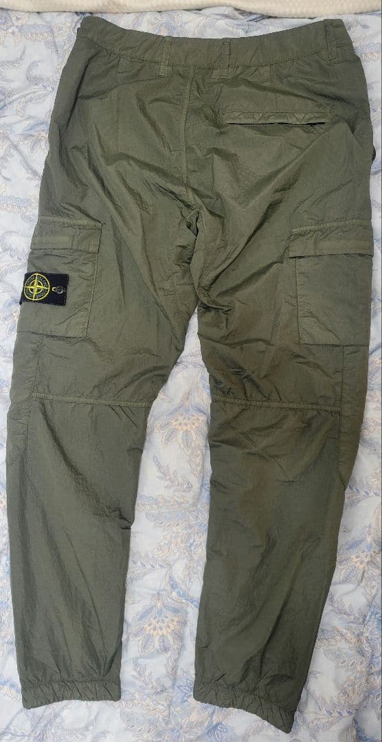 STONE  カーゴパンツ カキー W32