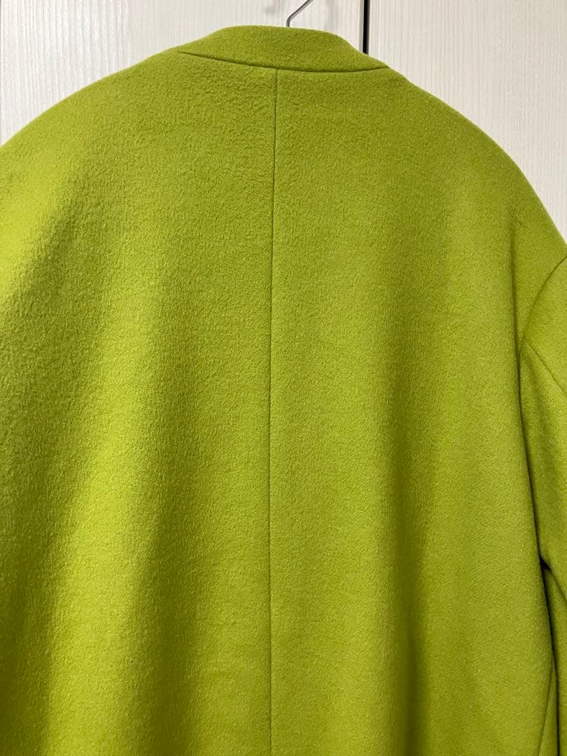 定価47000Spick &span ピスタチオグリーンコートタグ付き高級ウール