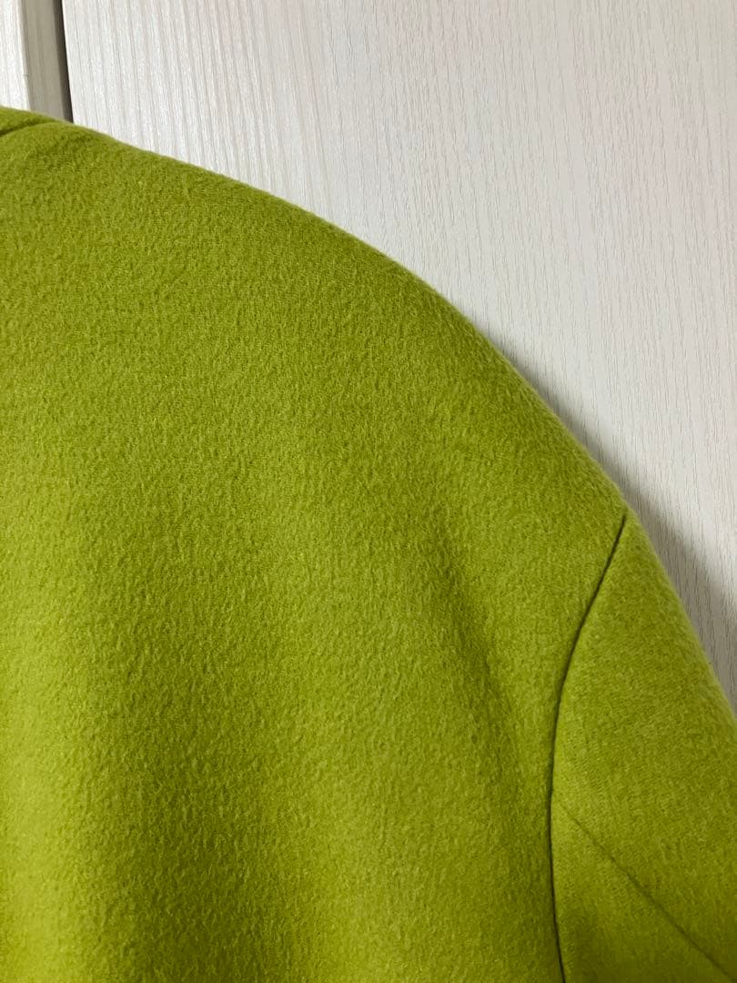 定価47000Spick &span ピスタチオグリーンコートタグ付き高級ウール