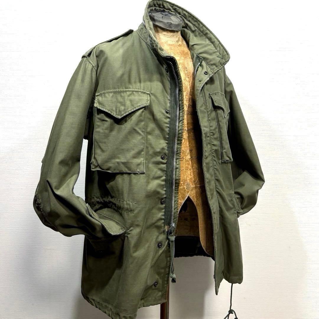 60s M-R 2nd 米軍実物 M-65フィールドジャケット グレーライナー